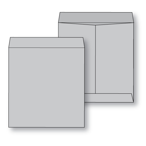 paper flat jumbo gray kraft envelope