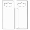doorknob hanger envelope in white unprinted
