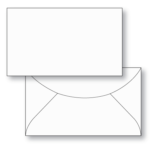 Gift Card envelope Style F unprinted
