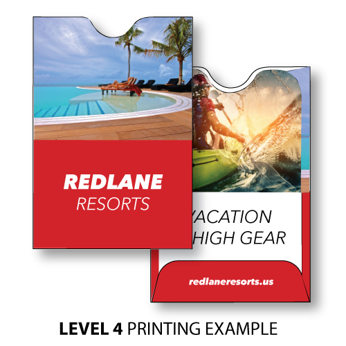 Custom hotel deals key card envelopes