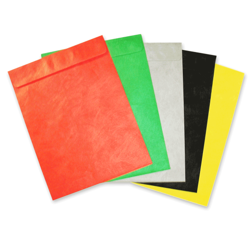Tyvek Colors Flat Envelopes with Peel n Seal