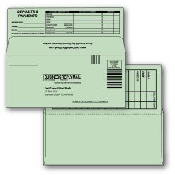 Bank-by-Mail Envelope Custom Printed | Sheppard Envelope