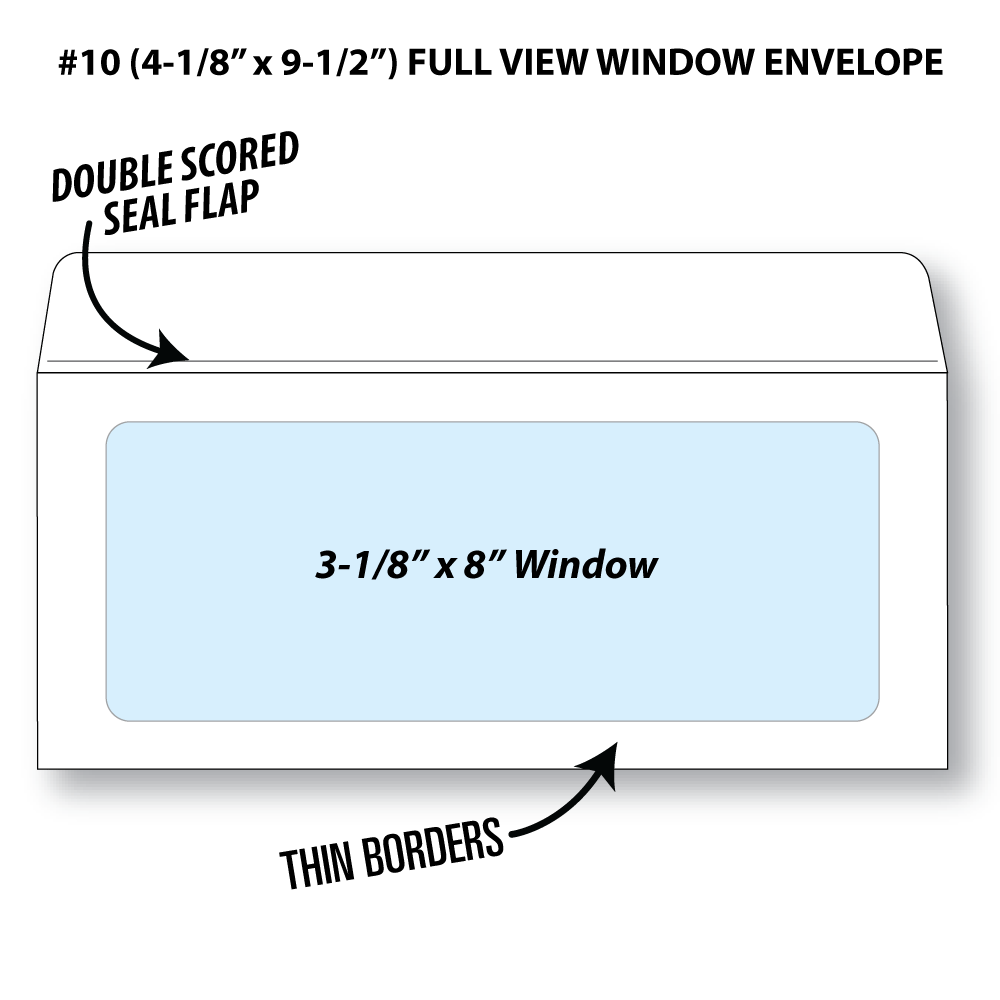 10 Window Envelope Sizes