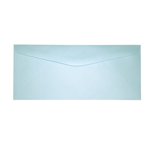 #9 commercial envelope made from 24# blue stock