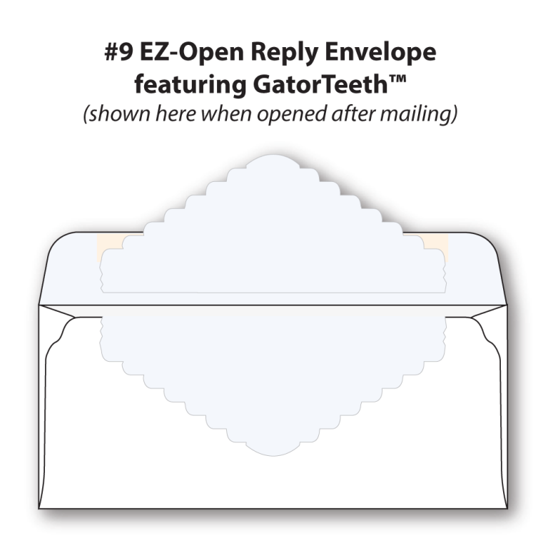 EZ-Open #9 Reply Envelopes - Sheppard Envelope