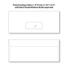 Ticket Envelope Style L1 (#10 size, 4.125" x 9.5") with Patch Pocket Window blank, unprinted