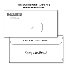 Ticket Envelope Style S1 (3.75